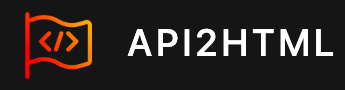 API2HTML logo